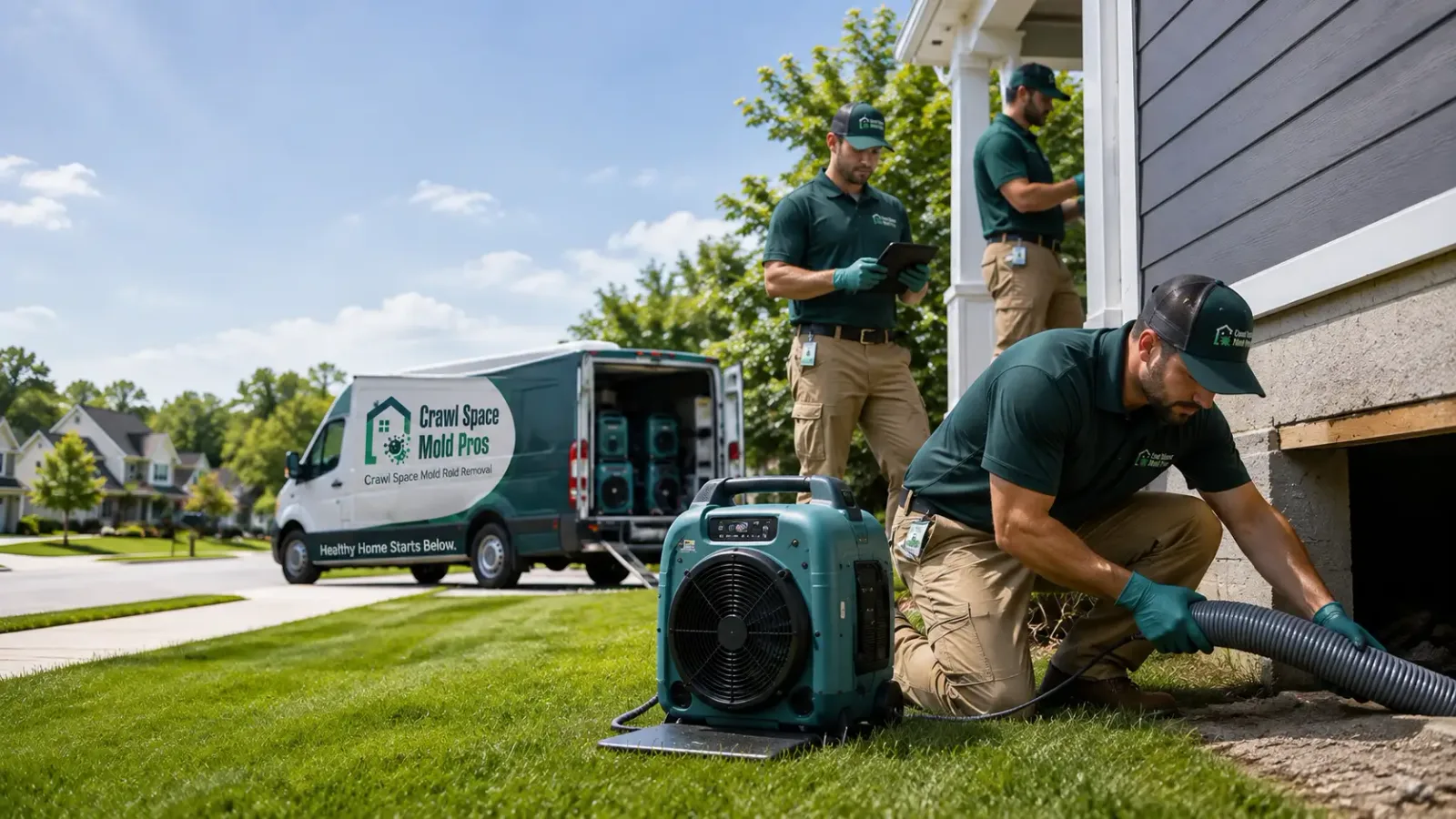 Crawl Space Mold Removal in Malden, WA